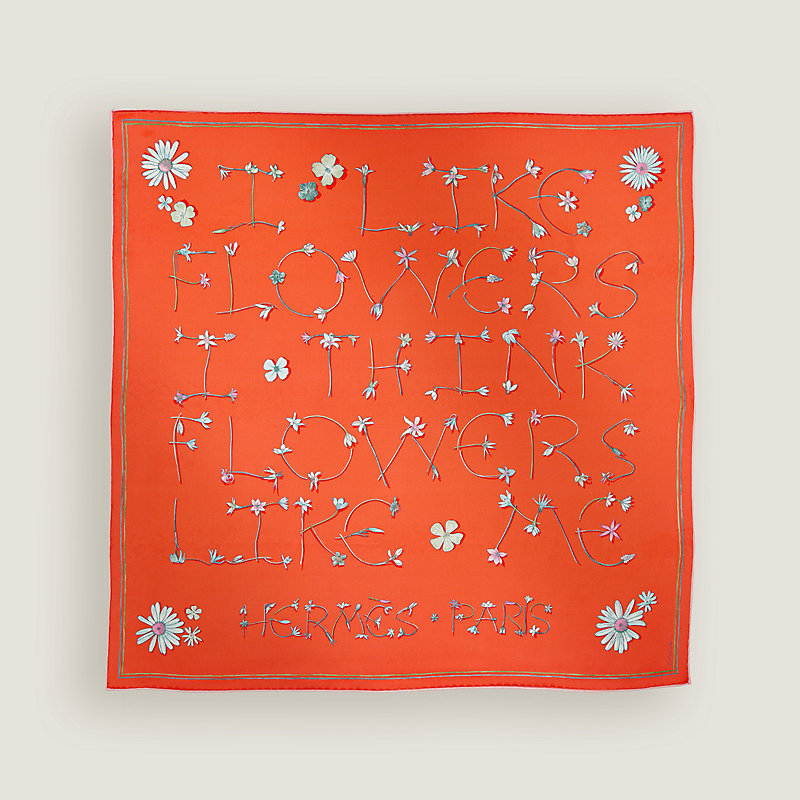 [Hermes]◆I LIKE FLOWERS SCARF◆CARRE 70(最終在庫) I Like Flowers scarf 70 | Hermès USA